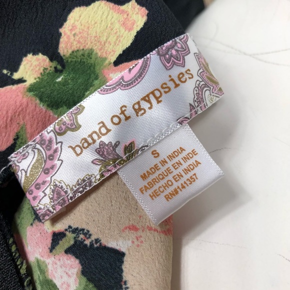 C4 - Band of Gypsies Wide Leg Side Tie Pants - S - Picture 6 of 6